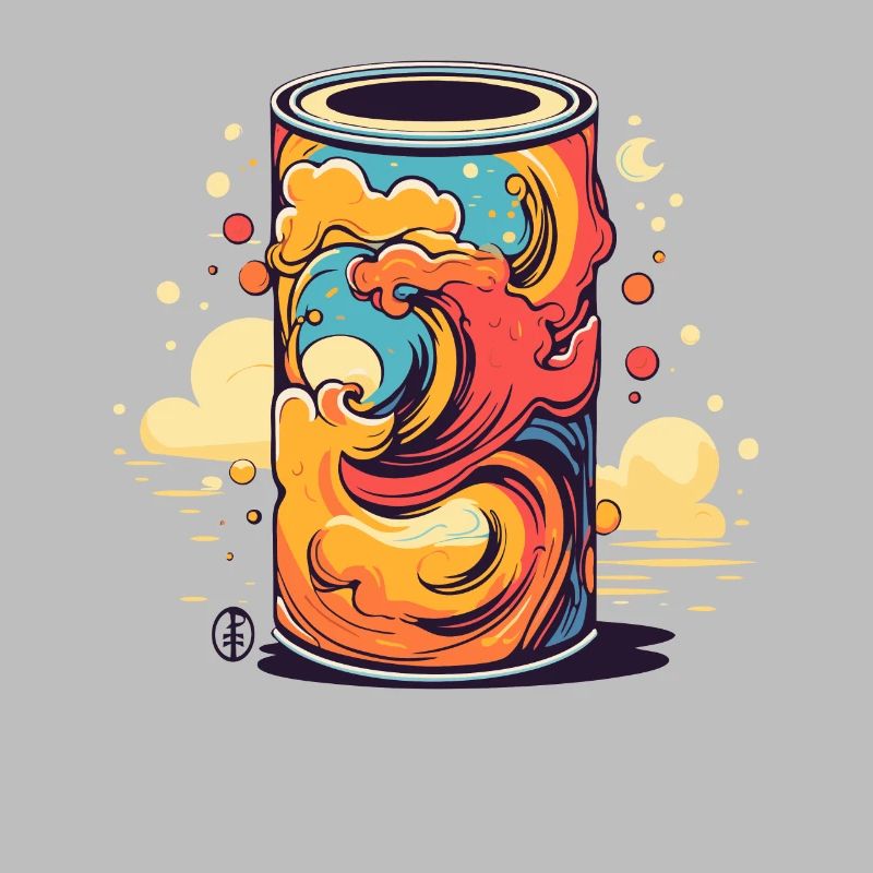 A cloudy container, a cloud can