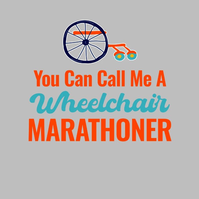 Man Kann Mich Einen Rollstuhl-marathonläufer Mit