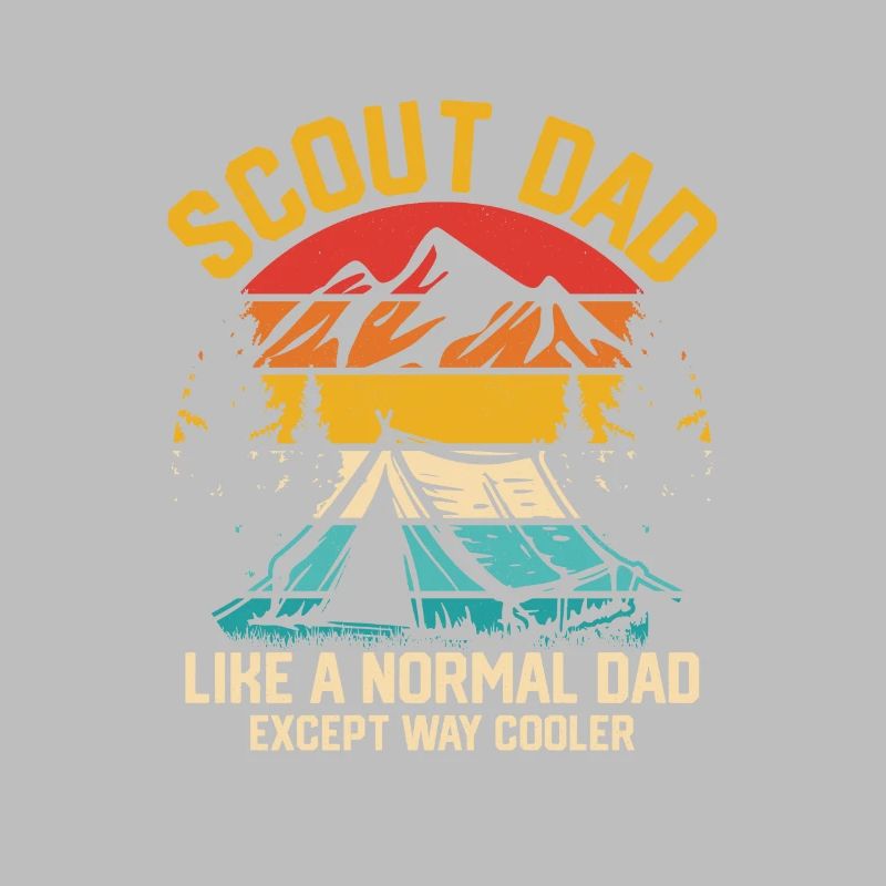 Epic Scout Dad: Cooler than Average Tee