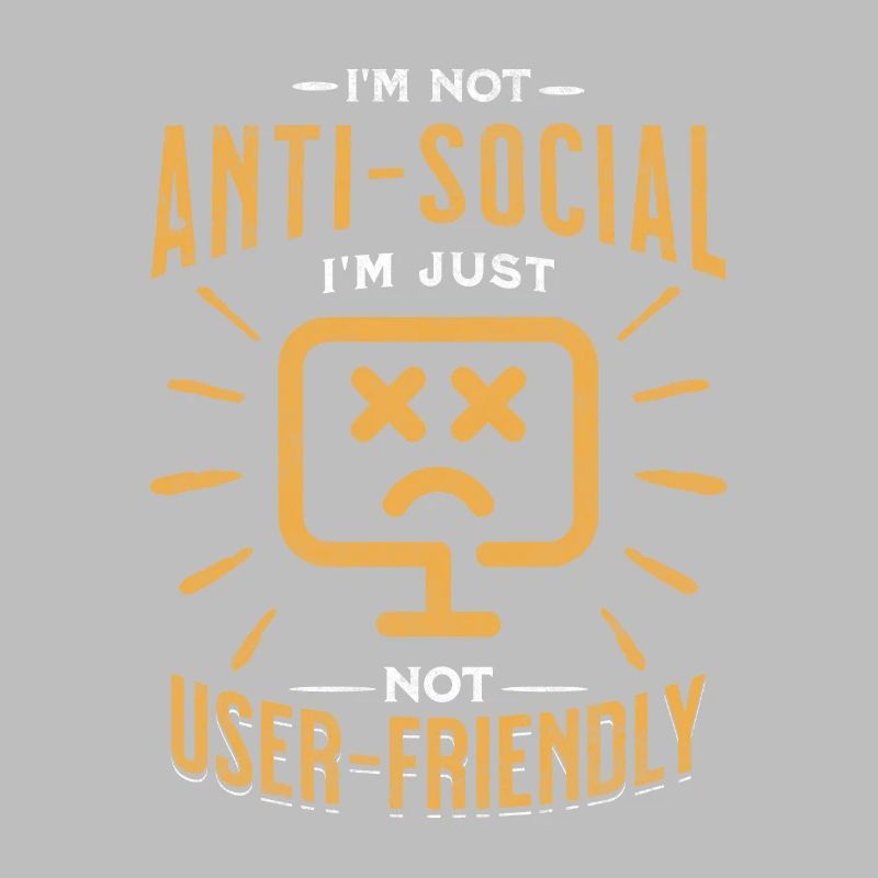 Pas antisocial, juste respectueux du code