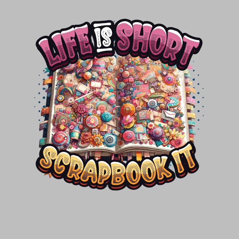 Mädchen Scrapbooking Enthusiast Scrapbook