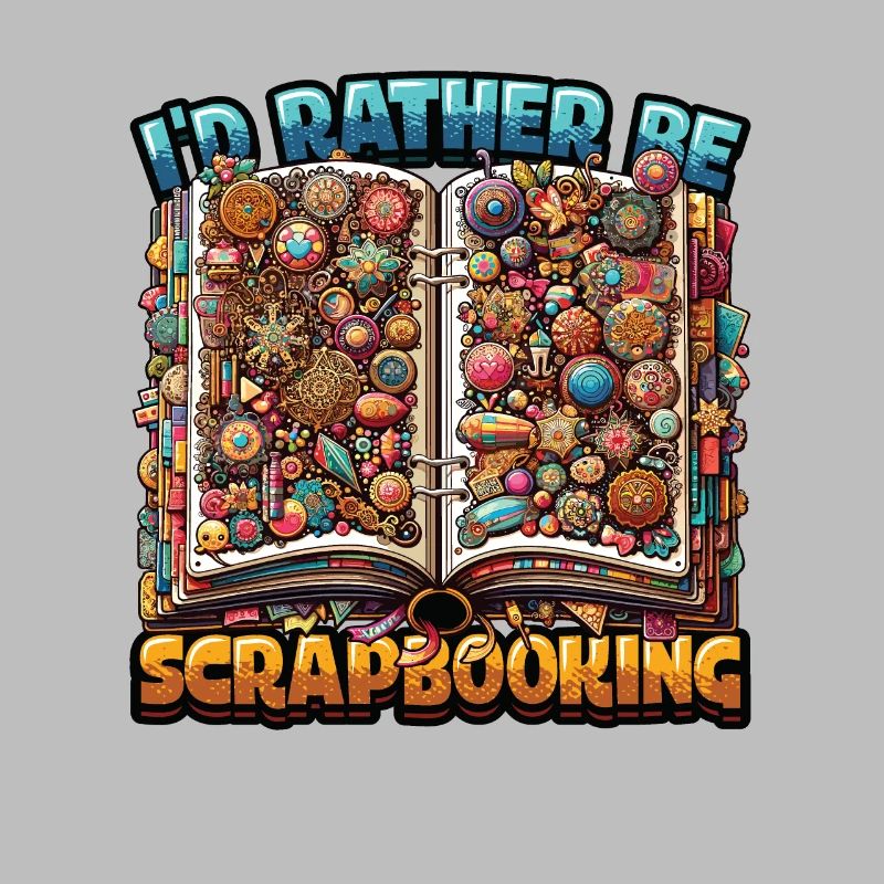 Mädchen Scrapbooking Enthusiast Scrapbook
