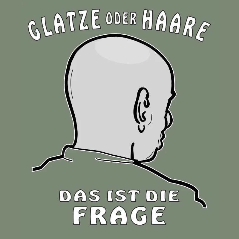 GLATZE ODER HAARE DAS IST DIE FRAGE