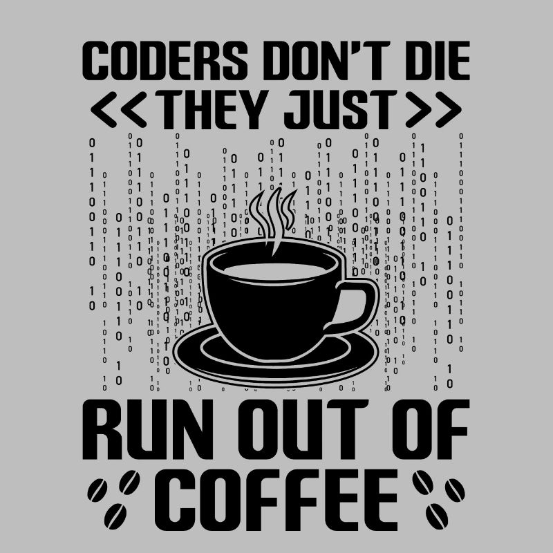 Kaffee-Codierung Programmierer Programmierer Entwickler Nerd Coff