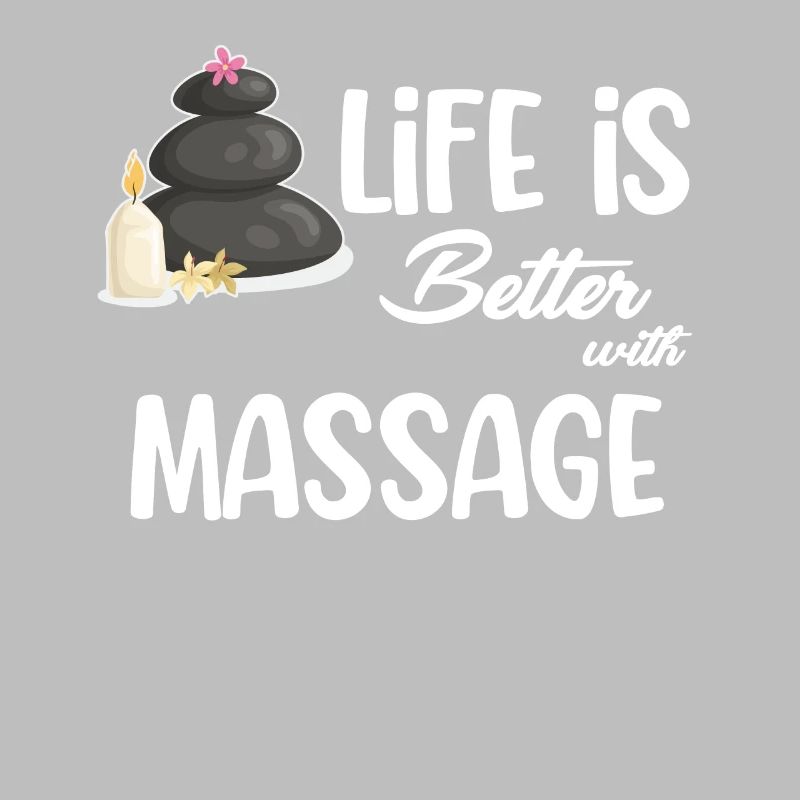 Das Leben Ist Besser Mit Massagetherapeutin