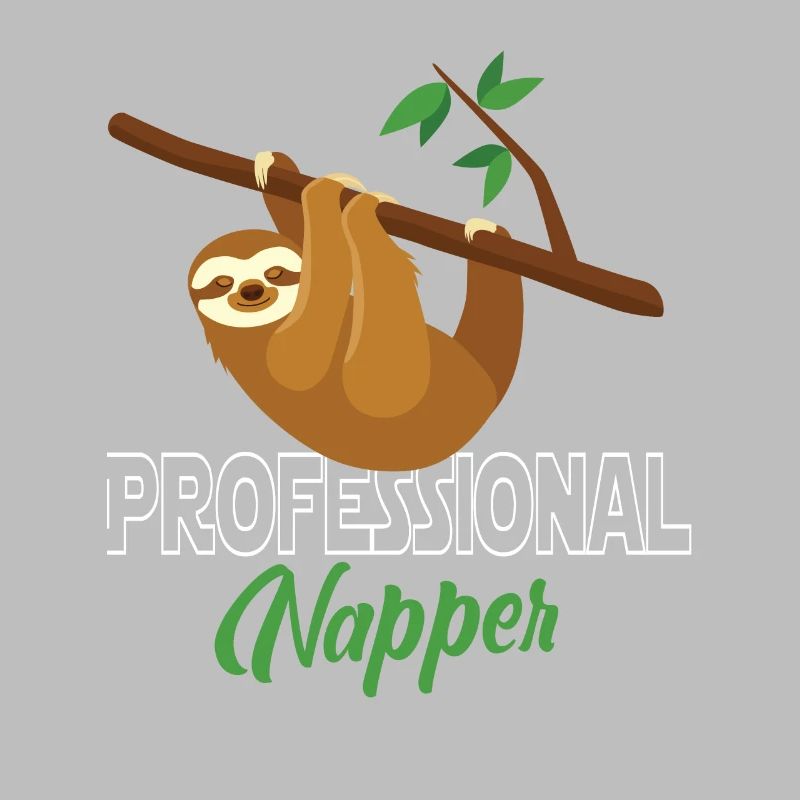Professinonal Napper, Sloth, Sloth, Sleeping,