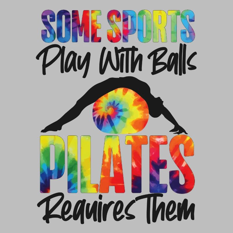 Instructeur de Pilates Professeur Tie Dye
