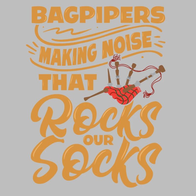 Cornemuse drôle joueur de cornemuse conception de joueur de cornemuse