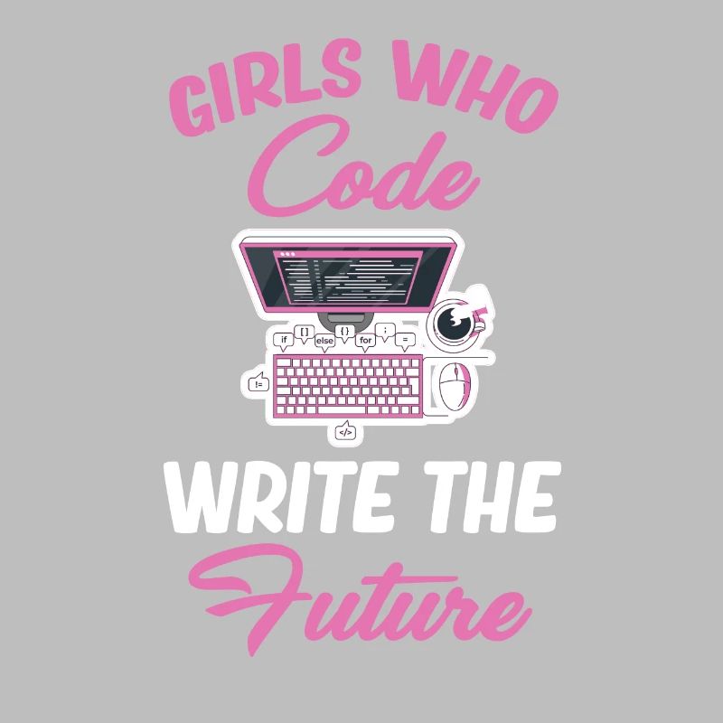 Mädchen, Das Den Programmierer Der Zukunft