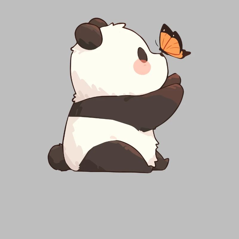 Panda Ours Papillon Panda géant japonais