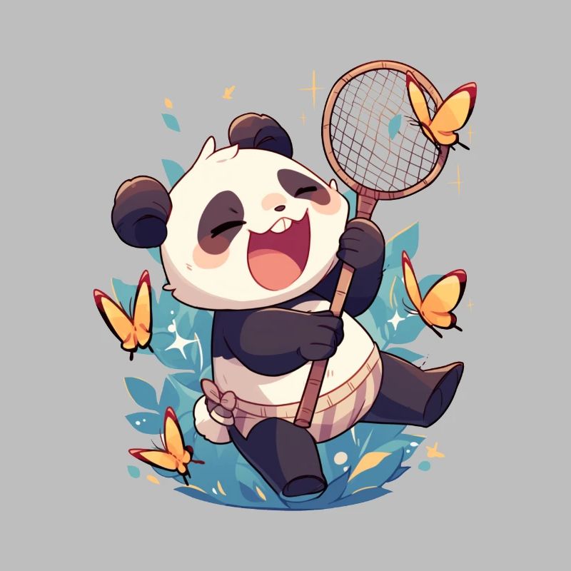Panda Ours Papillons Panda géant japonais