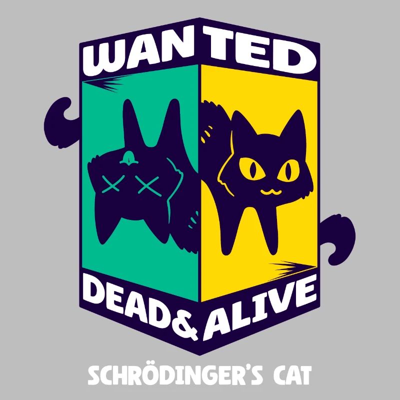 Physics Quantum Nerd Dead Alive Schrödinger's Cat