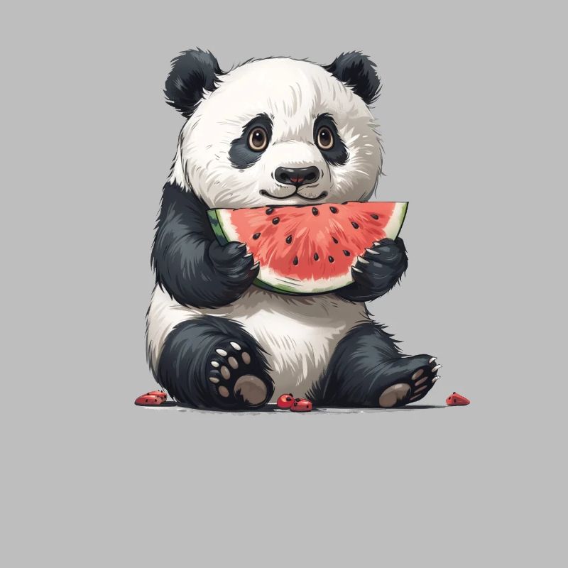 Panda Ours Pastèque Panda Géant Japonais