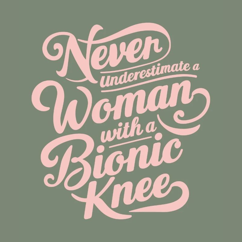 Femme Bionic Chirurgie De Remplacement Du Genou Joint