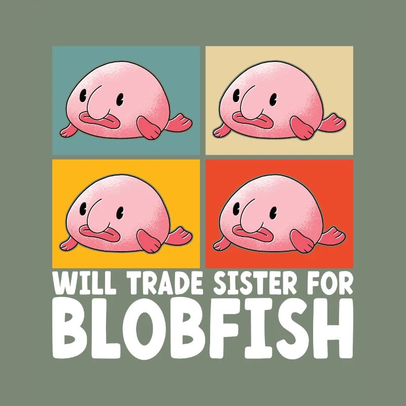 Cute Blob Fish Ugly Fish