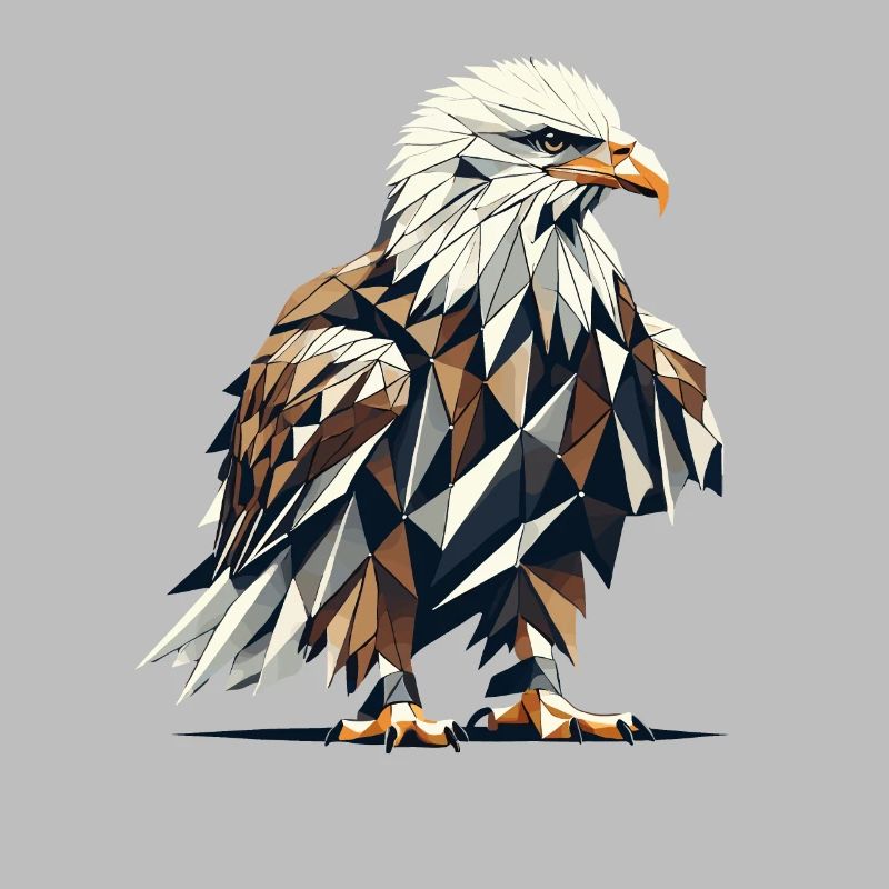 Geometric Art Bald Eagle Bald Eagles