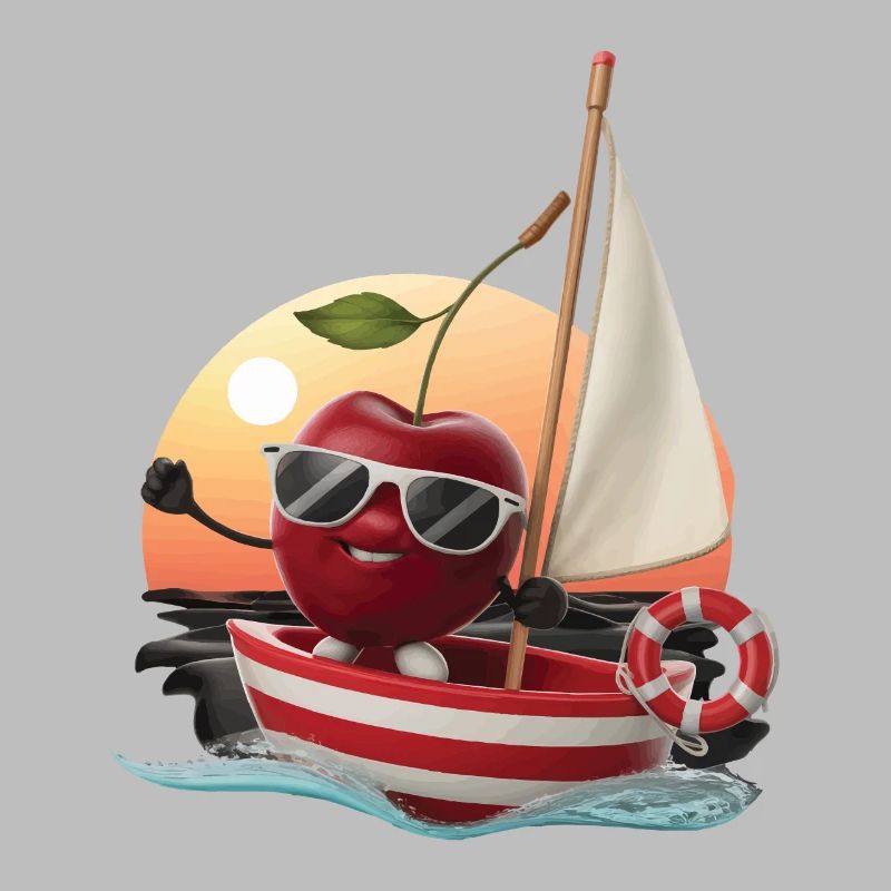 Obst Kirsche Bootfahren Geschenk