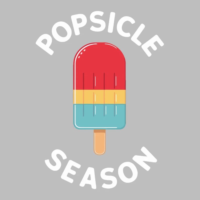 Popsicle Saison Drôle Collations d’été Crème glacée