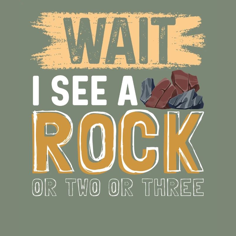 Warte, ich sehe einen Stein oder zwei oder drei