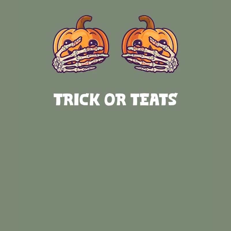 Halloween Brusttrick oder Zitzen