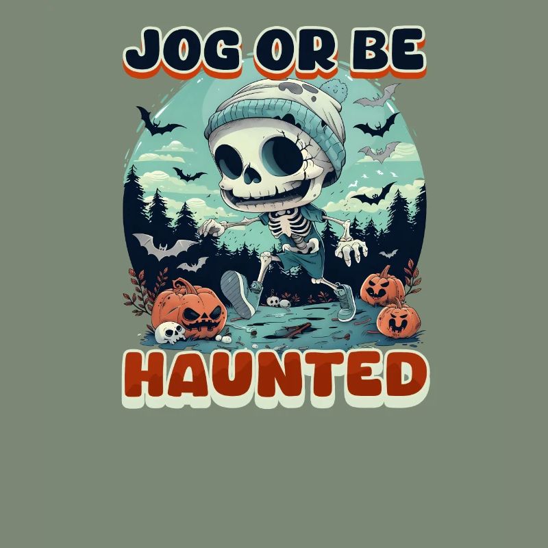 Halloween-Läufer Joggen oder verfolgt werden!