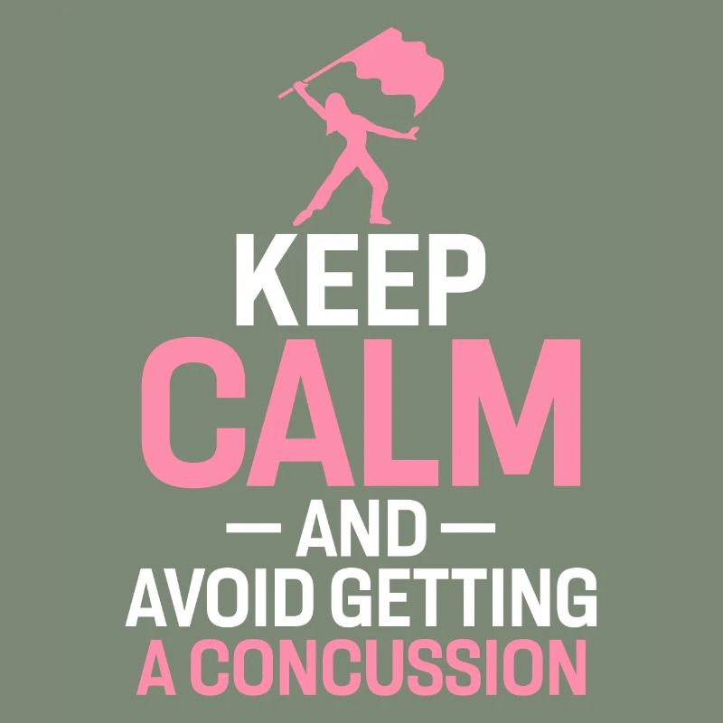 Keep Calm and Avoid Getting A Concussion Funny