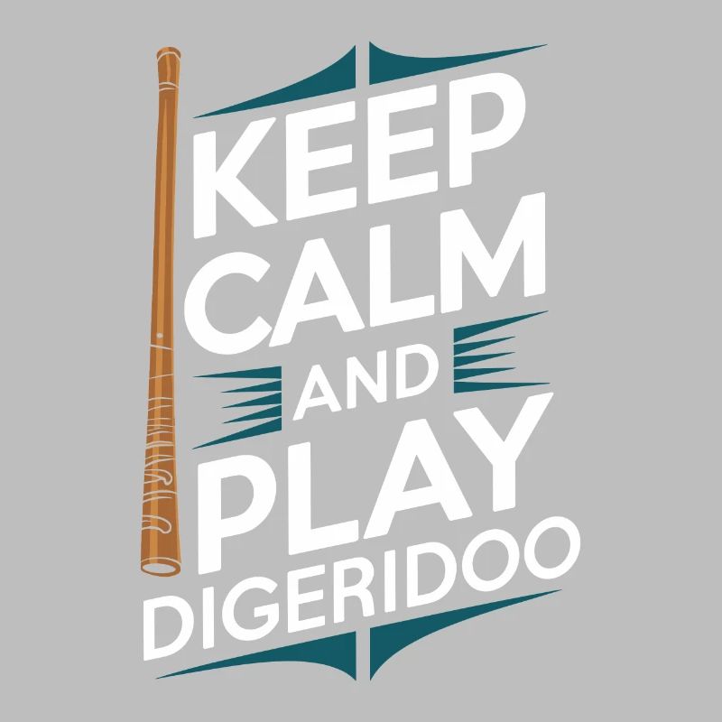 Didgeridoo Player Embracing Aboriginal Instrument