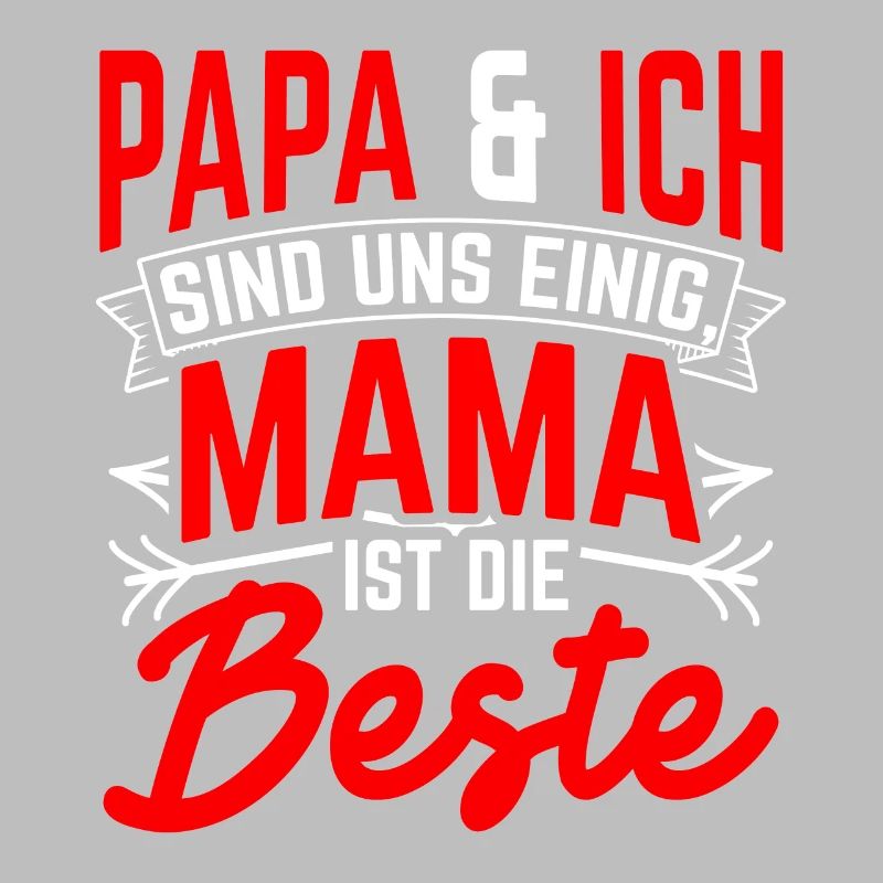 Muttertag Mama Mami Ehefrau Familie Beste Mutter M