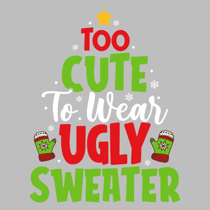 Trop mignon pour porter un pull laid Vacances de Noël
