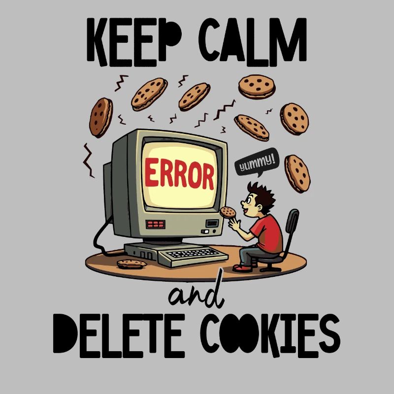 Keep Calm And Delete Cookies IT Nerd