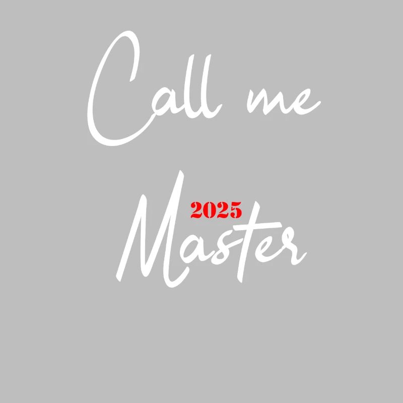 Master 2025 Diplôme de Master Graduation