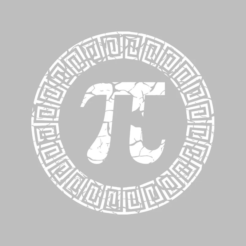 Pi Tag Ancient Greek Pattern Design