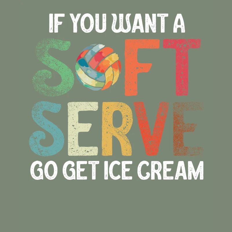Wenn Sie ein Softeis wollen, holen Sie sich Eis