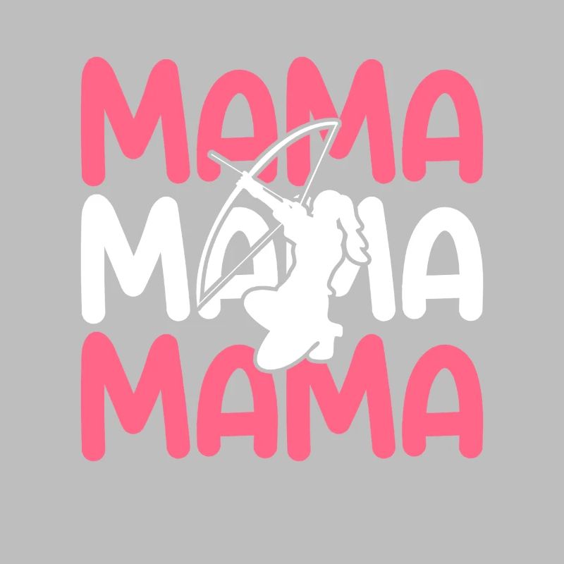 Bogenschütze Mama Mutter Bogenschießen