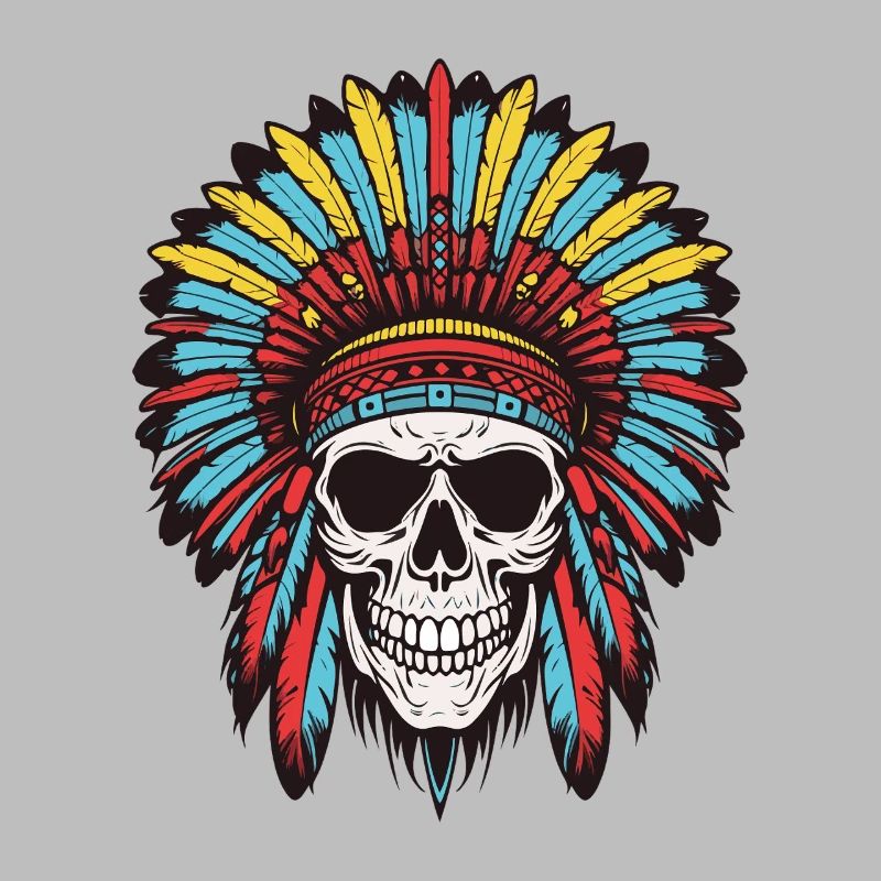 Crâne de chef indien Apache