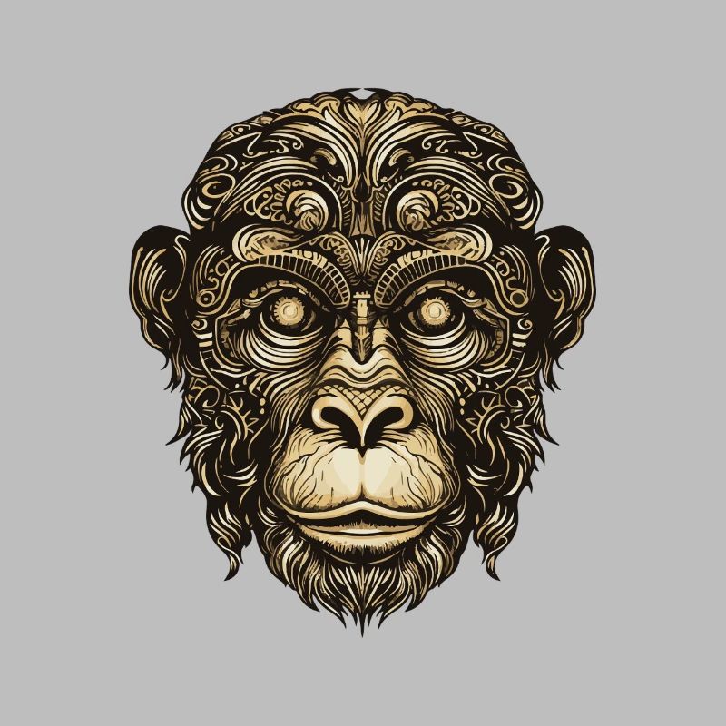 Monkey Portrait
