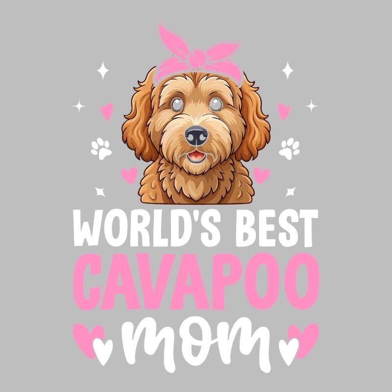 Cavapoo Maman Appréciation Cavadoodle Drôle Chien de compagnie