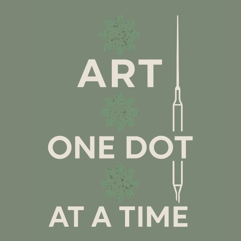 Broderie et perforation à la main artiste bricolage