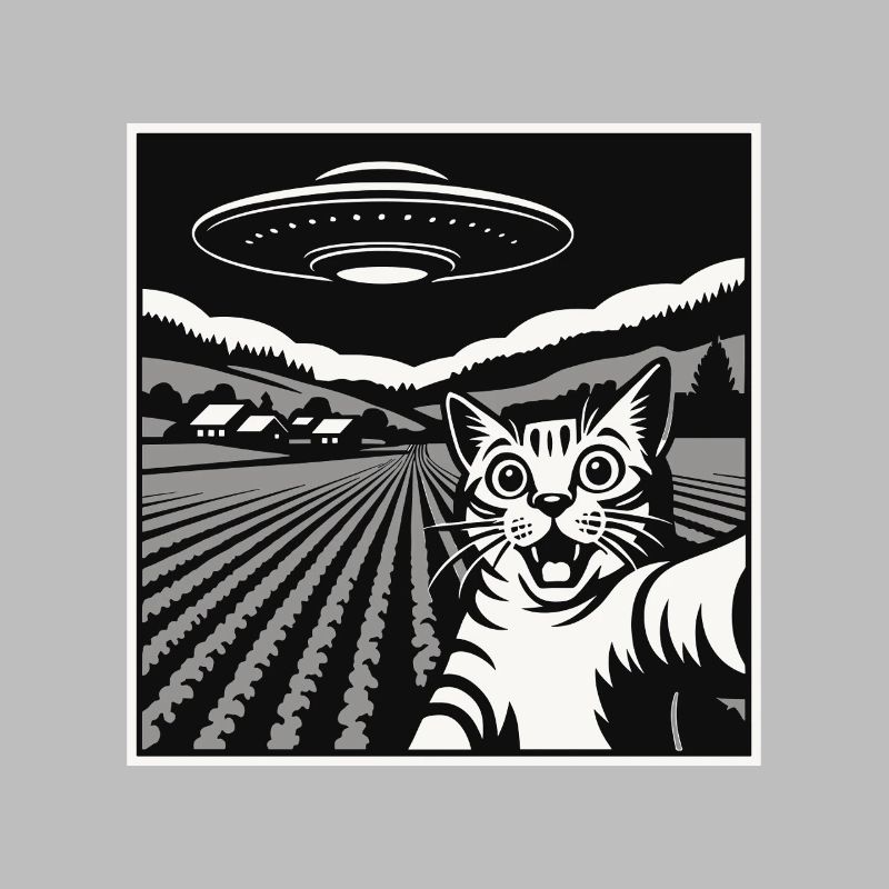 Drôle de chat, machine extraterrestre