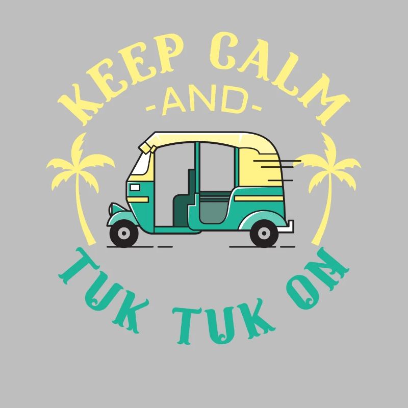 Conception de surf d’été d’un tuk tuk