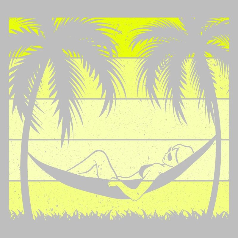Hammock Chilling Palm Trees