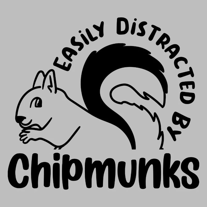 Distracted by Chipmunks Squirrel Forest Nature