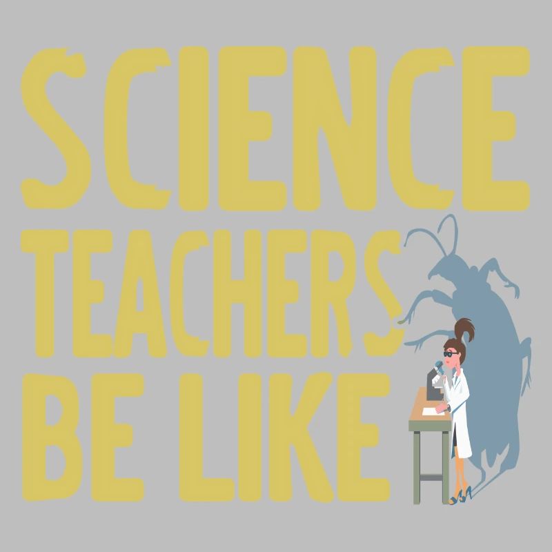 Professeur de sciences Soyez comme un professeur rétro drôle