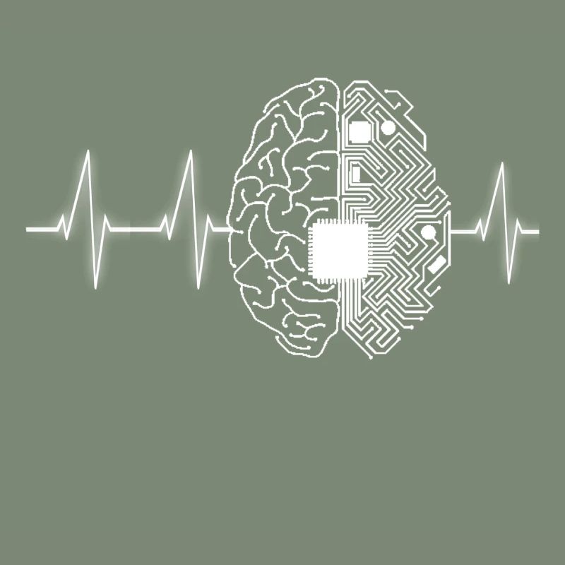 Programmeur Lover Programmer Heartbeat design