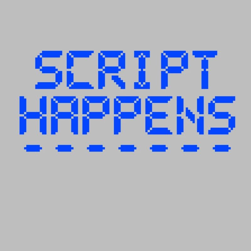 Computerprogrammierskript passiert Programmierer