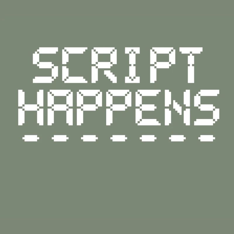 Computerprogrammierskript passiert Programmierer