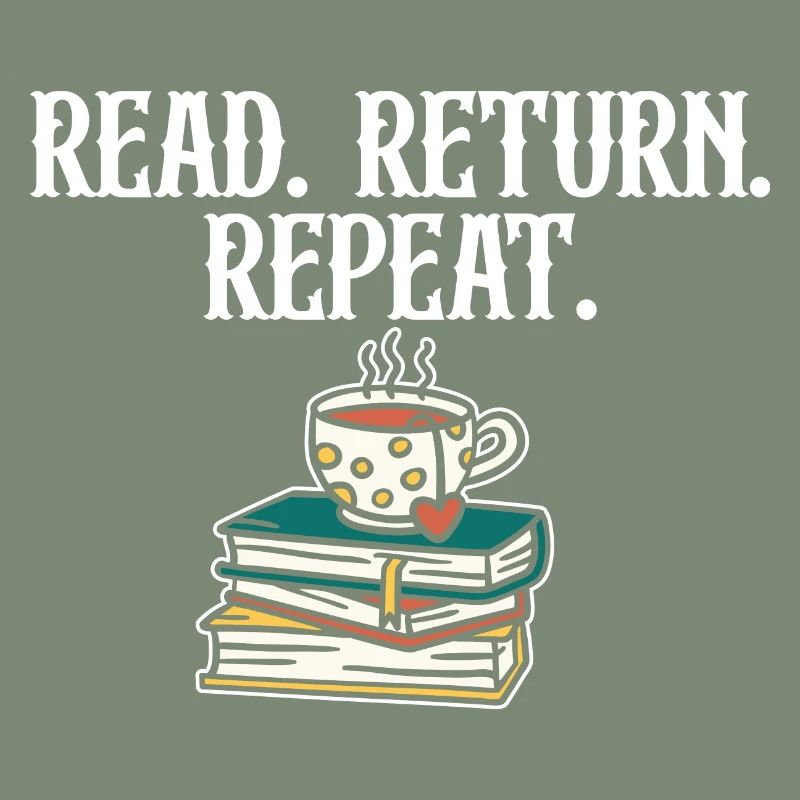 Read Return Repeat Library Worker Librarian Book