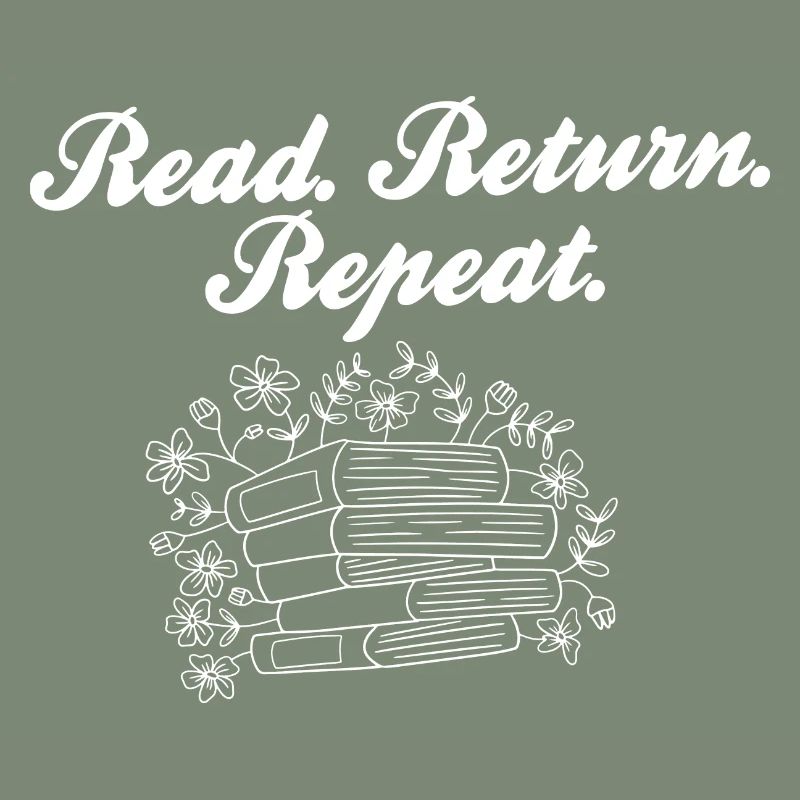 Read Return Repeat Library Worker Librarian Book
