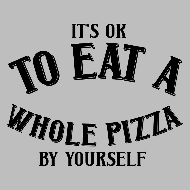 C’est correct de manger une pizza entière par vous-même