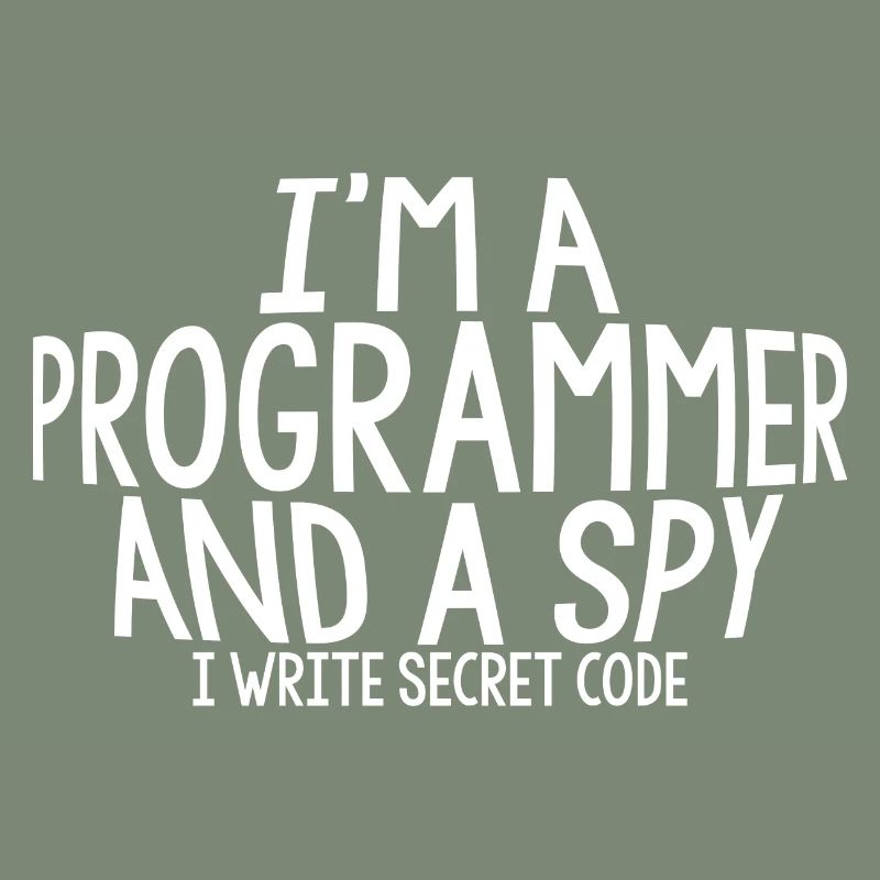 I'm A Programmer And A Spy, I Write Secret Code